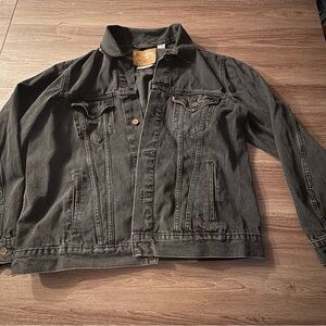 Levi's Black Washed Denim Jacket
